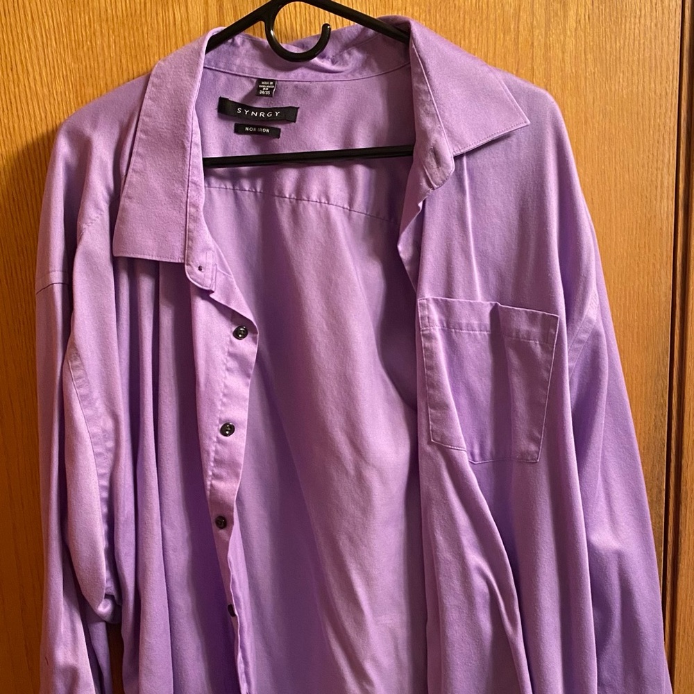 Synergy Lavender Dress Shirt Size 20
